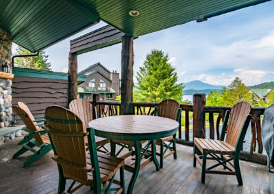 HillsideCondoWithWhitefaceMountainViews CoveredPorch Whiteface